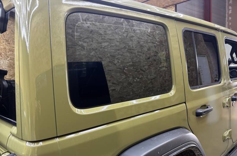 films teintés sur jeep wrangler dans le var