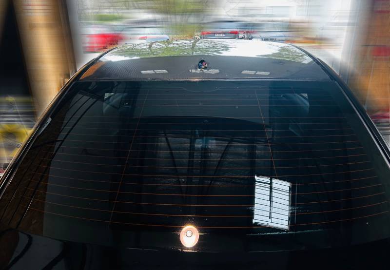 vitre teinté sur une BMW dans le var